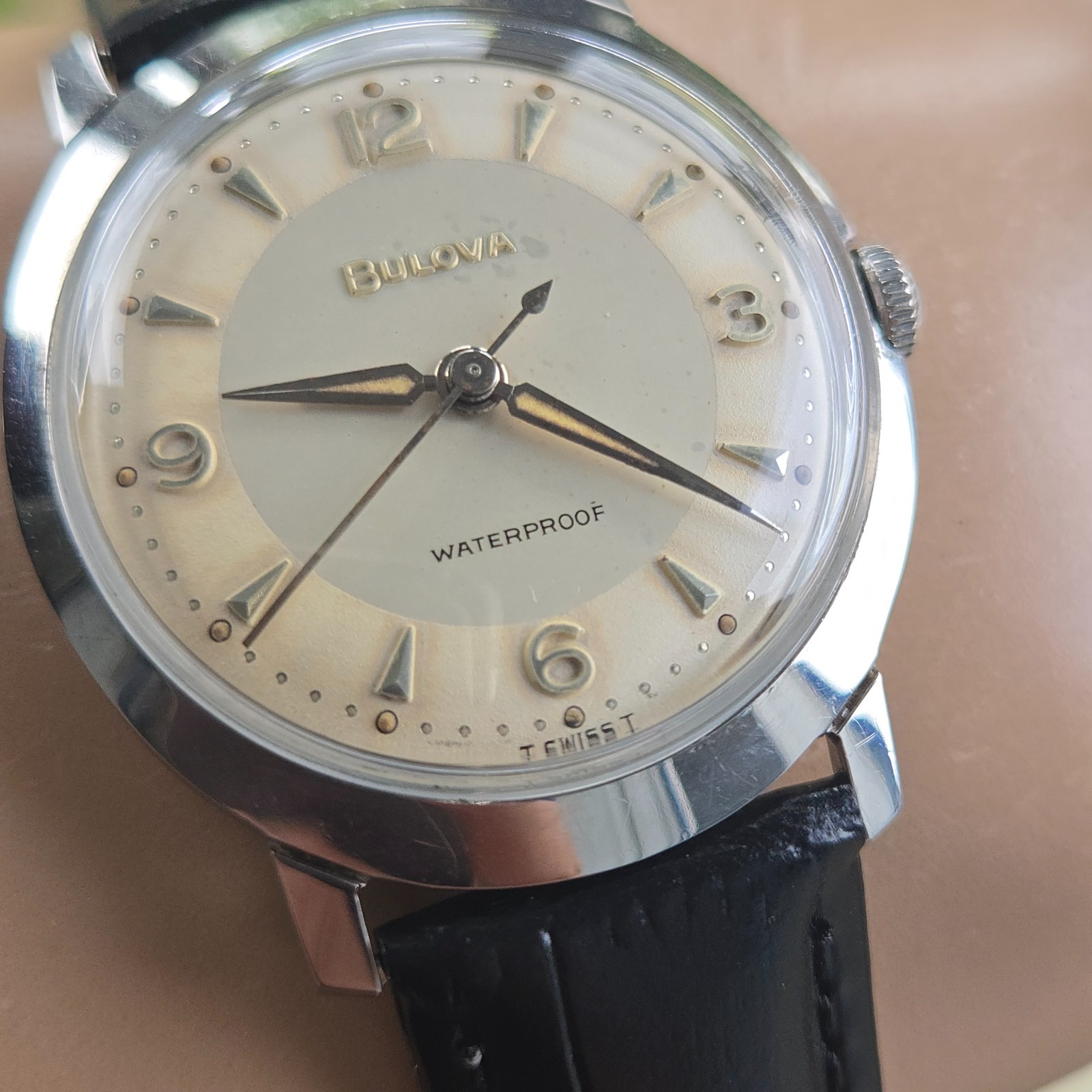 Vintage BULOVA SEA KING “D“ men’s manual wind watch 11ALC swiss 1964