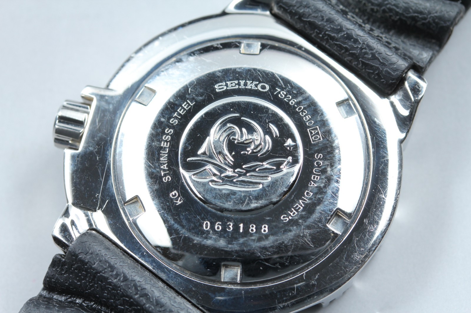 [N MINT] SEIKO 7S26-0350 BLACK Monster Divers Automatic Men’s watch SKX779 JAPAN