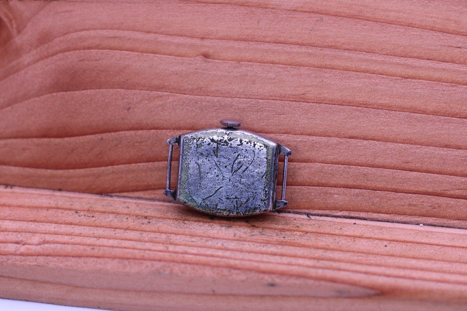 ART DECO TANK WRIST WATCH 23.3×32.8mm CASE 12.6mm LUG FOR REPAIR (GA)