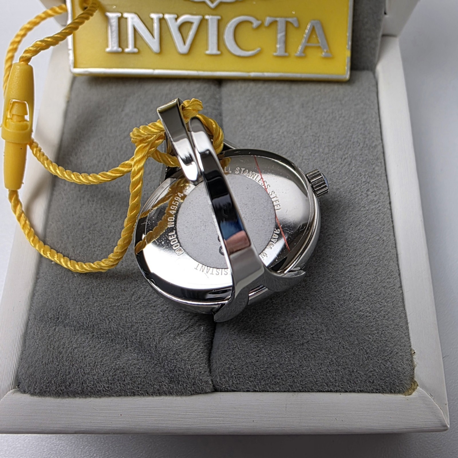 NEW Invicta Mini Women’s Ring Watch – 24mm, Silver (49594) #0683