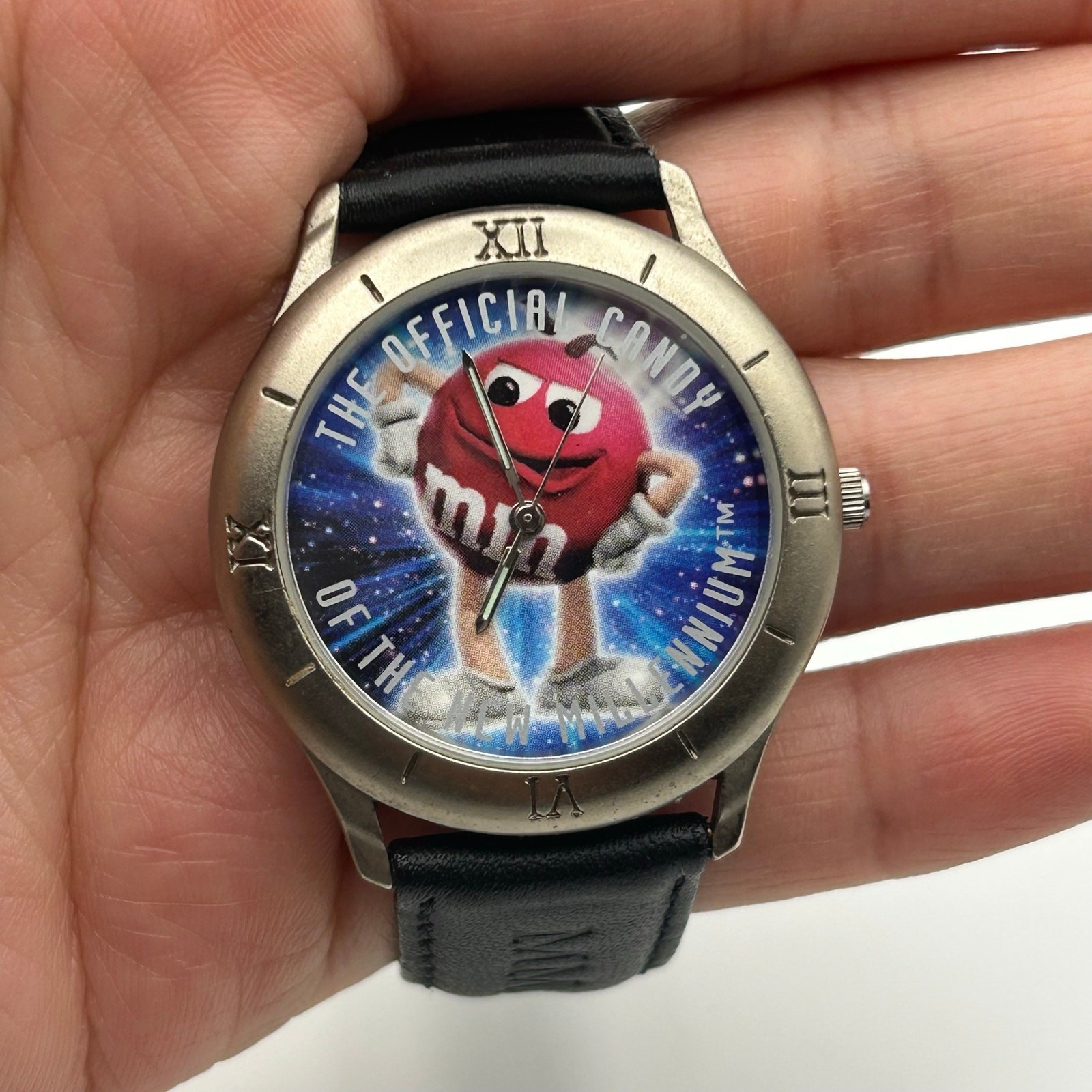 1998 M&M’s “Official Candy of the Millennium” Watch Working New Battery