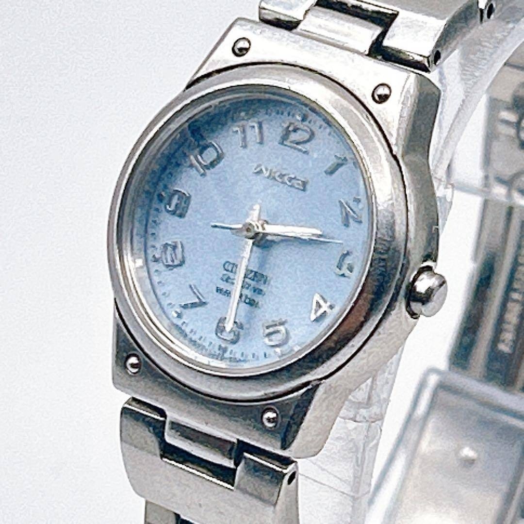 CITIZEN Wicca Eco Drive solar wristwatch with blue dial