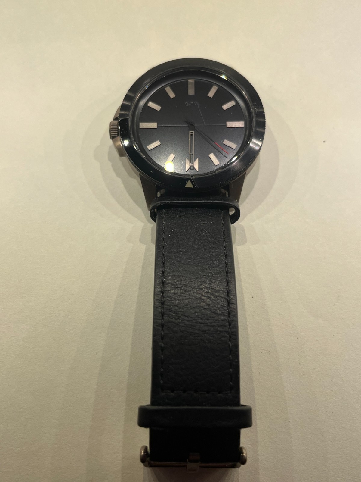 MVMT Minimal Sport Men’s Watch 28000077 Black Leather Quartz 45.5mm