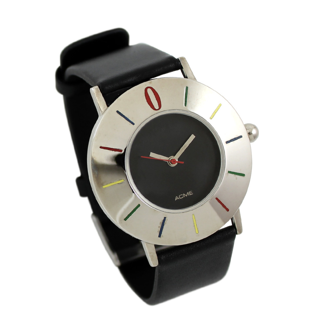 Vintage ACME Studio “Minimal – Color” Quartz Wrist Watch By FREDI BRODMANN