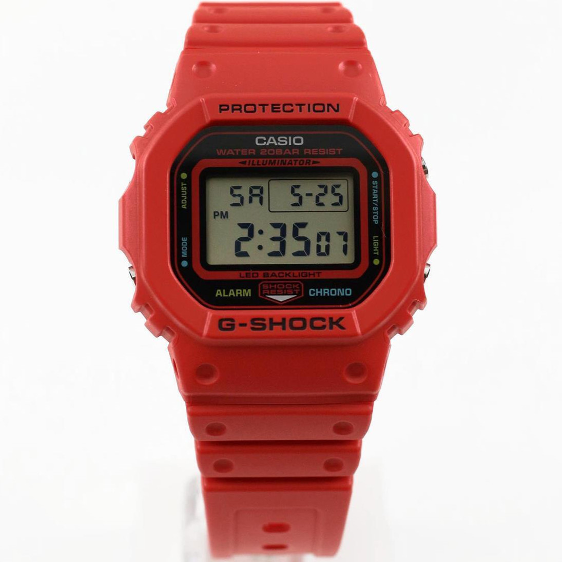 CASIO G-SHOCK DW-5600EP-4JF ENERGY PACK Digital Quartz Watch Red 42.8mm
