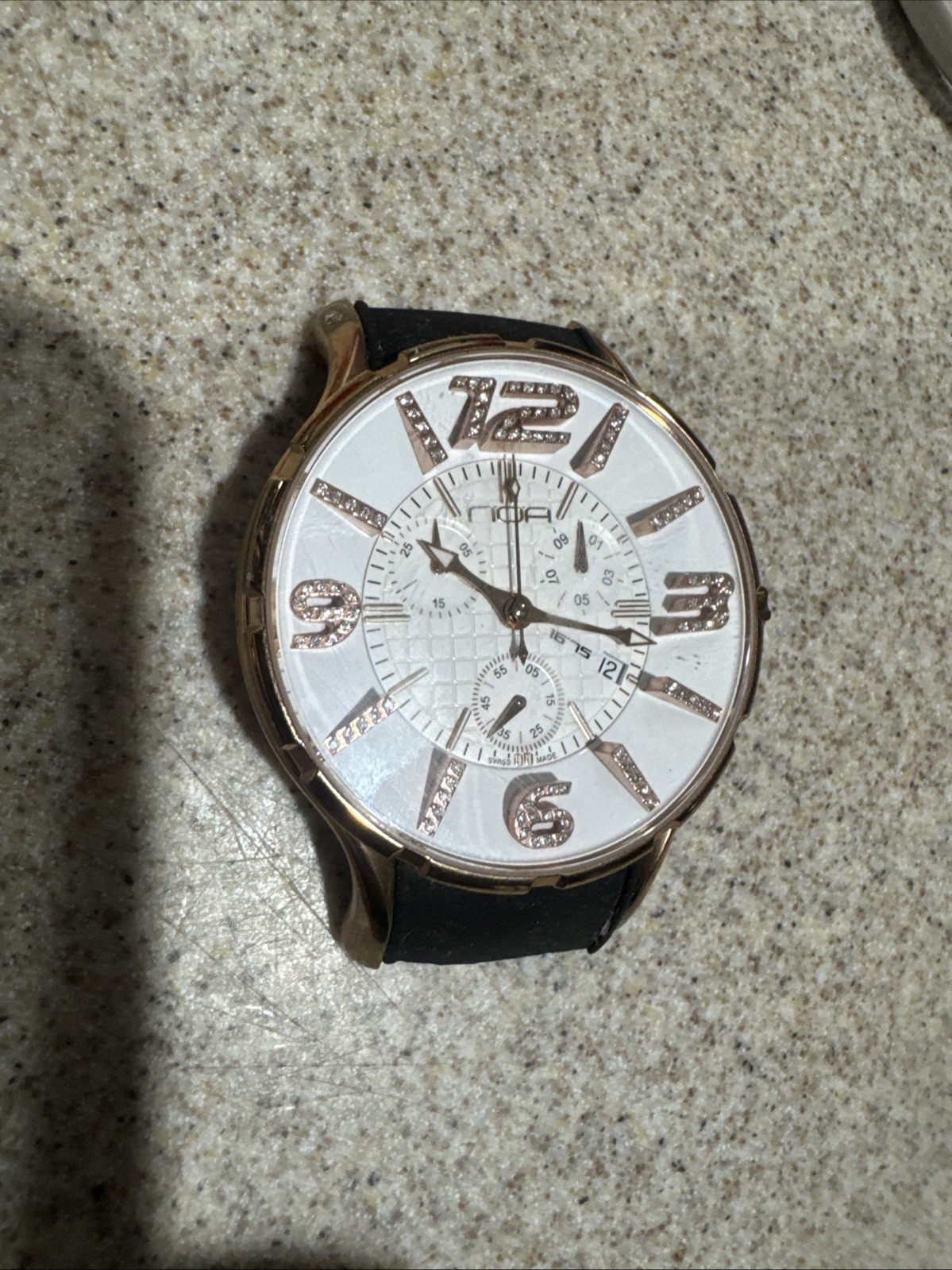 NOA DIAMOND DIAL CHRONO HEAD ONLY 45 MM Quartz