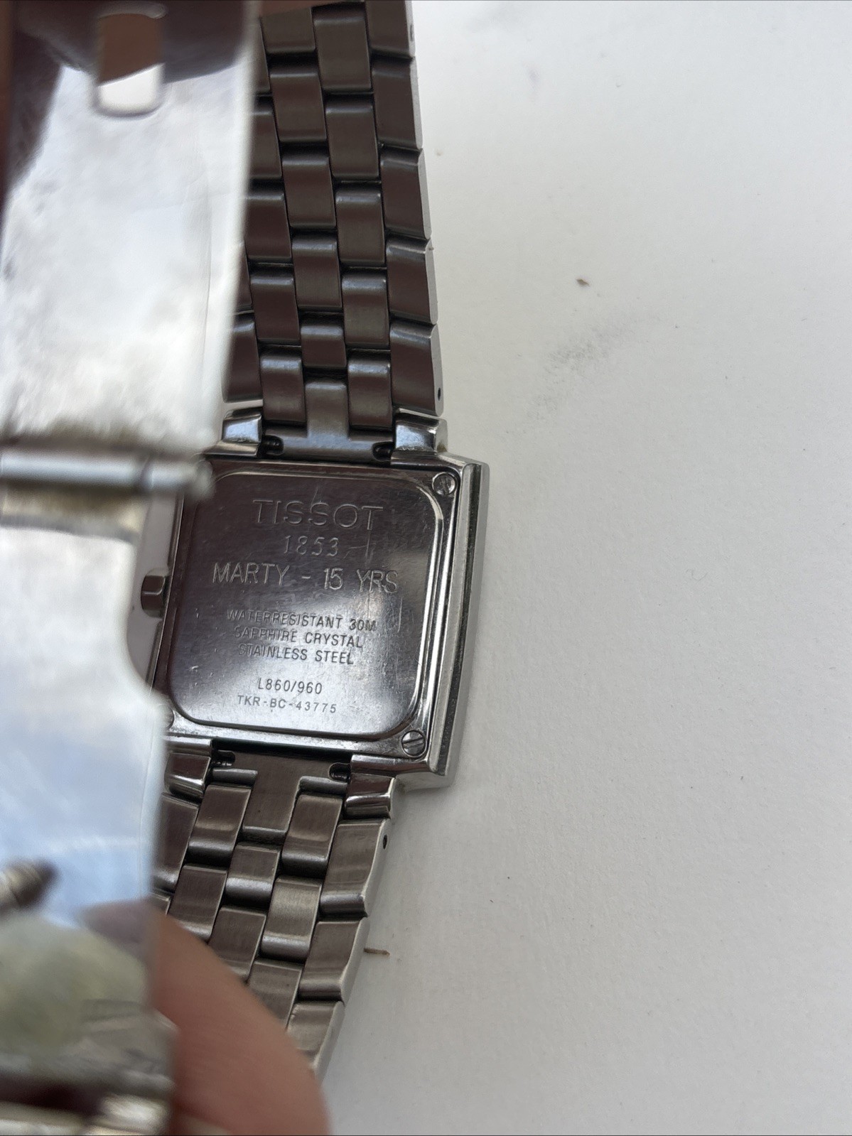 Men’s Tissot T-Trend L860/960 Square Swiss Quartz Watch – Sapphire – Works