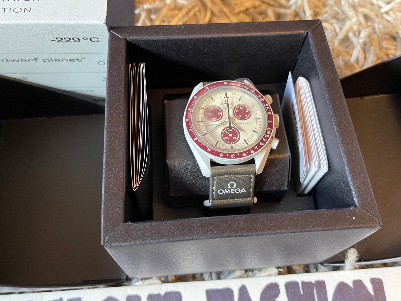 OMEGA x Swatch Speedmaster Moonswatch Pluto Mission to SO33M101 Watch