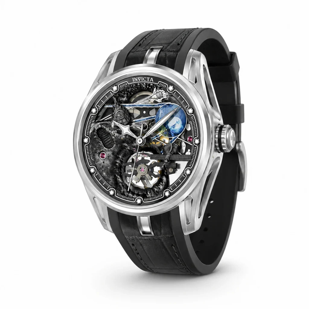 Invicta Celestial Naosia Automatic Men’s Watch – 45mm, Black (69527)