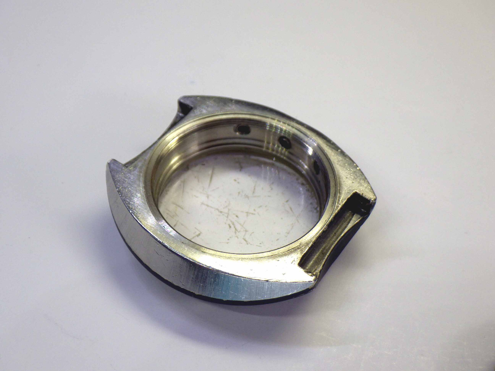 SEIKO Speed Timer 6139 Dial Case Watch for part repair Back cover is missing #35