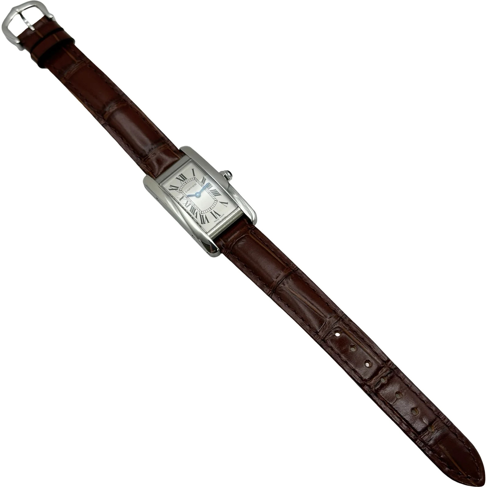 Cartier SM WSTA0043 18mm Stainless Steel Silver Dial Quartz Watch OKW2318