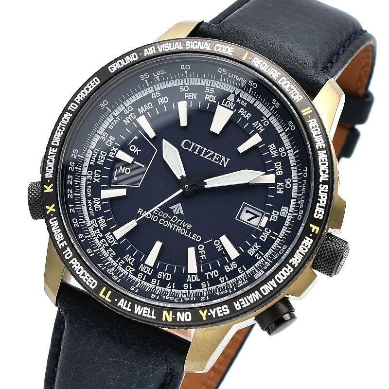 CITIZEN PROMASTER CB0204-14L Sky Series Eco-Drive Radio Solar Titanium Watch