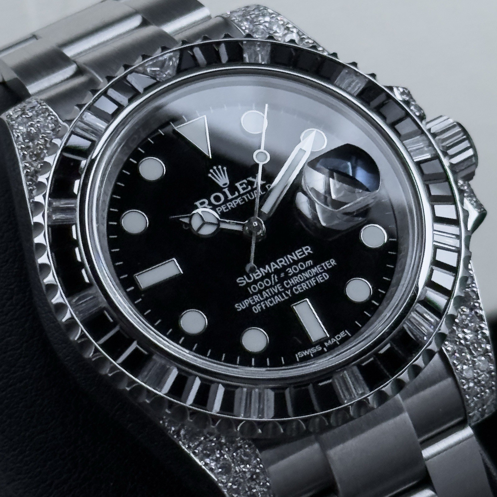 Rolex Submariner Date 40mm 116610LN Black Dial Stainless Steel Gem / Diamond Set