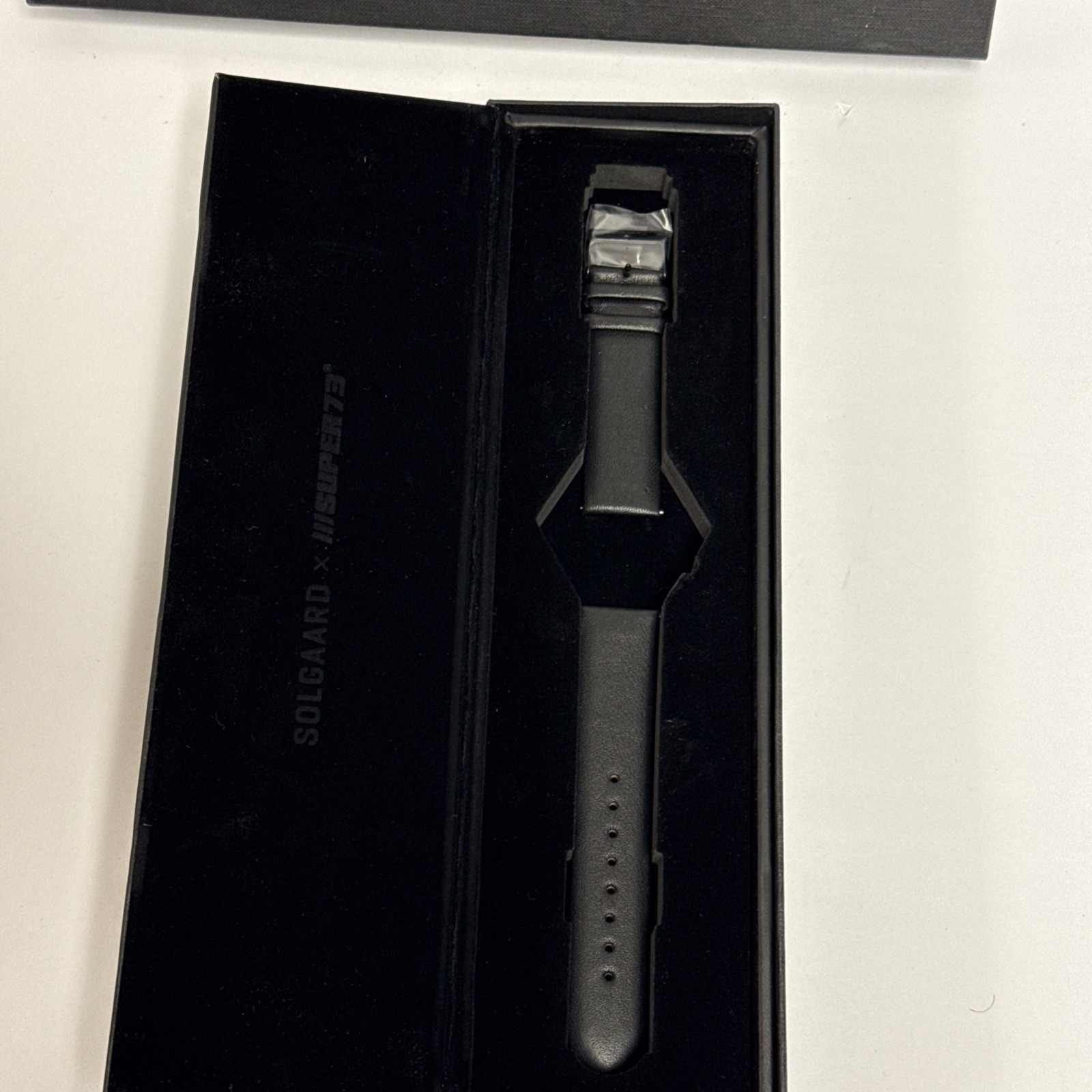 SOLGAARD x SUPER 73 Hex Watch #71 Black Dial Nylon Band New Battery