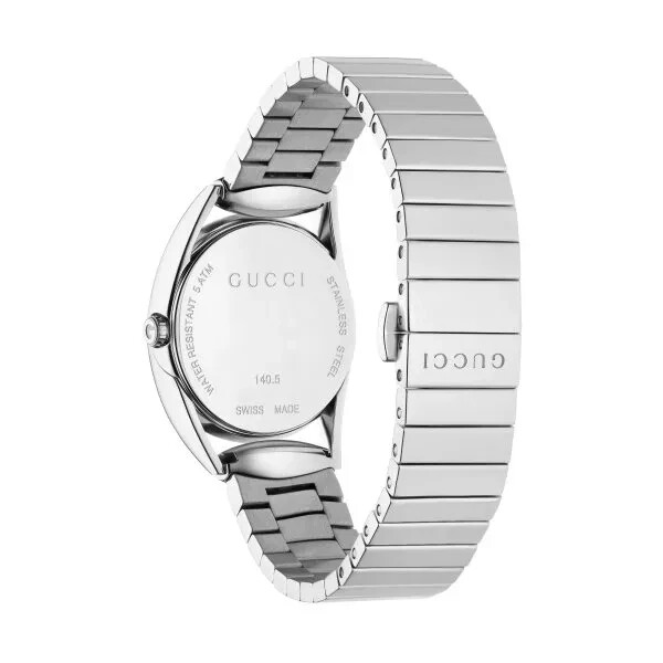 Gucci Women’s Horsebit Roman Numerals White Dial Watch – YA140505 ($920 MSRP)
