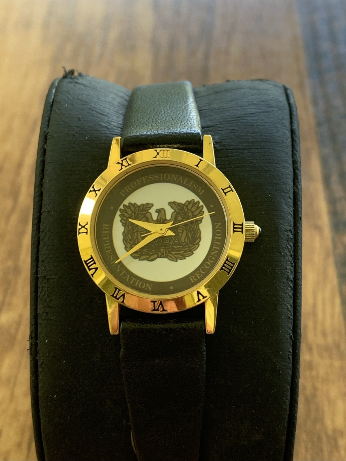 Vintage Ladies Image Watches Inc California Watch Gold Tone Eagle New Battery