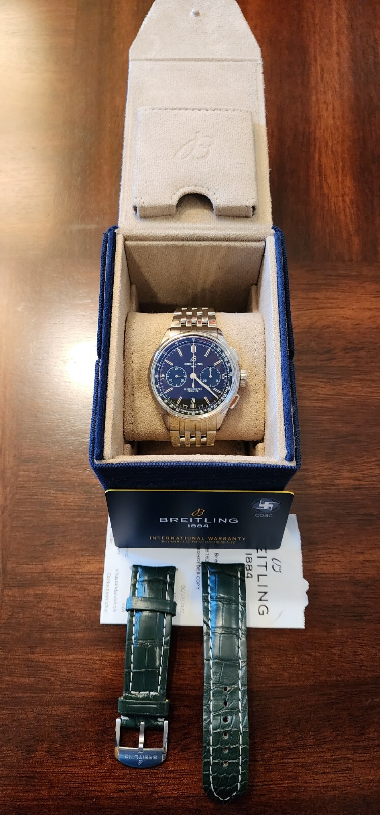 Breitling Premier B01 Green Dial – AB0118