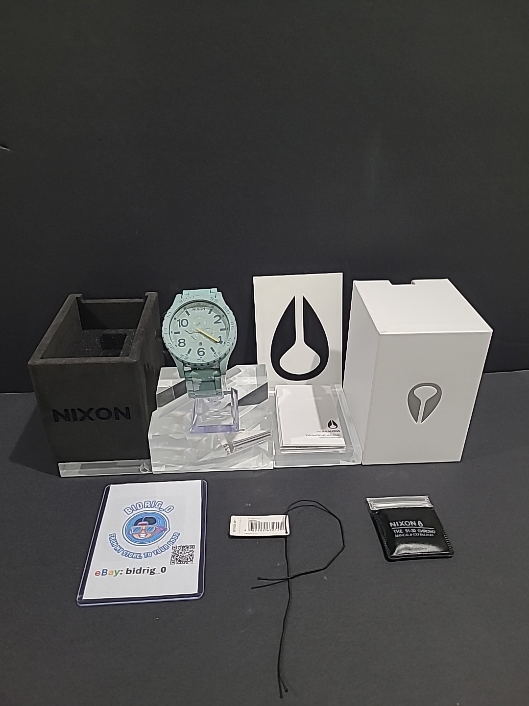 NEW Nixon Watch 51-30 Chrono Seafoam A083-272.