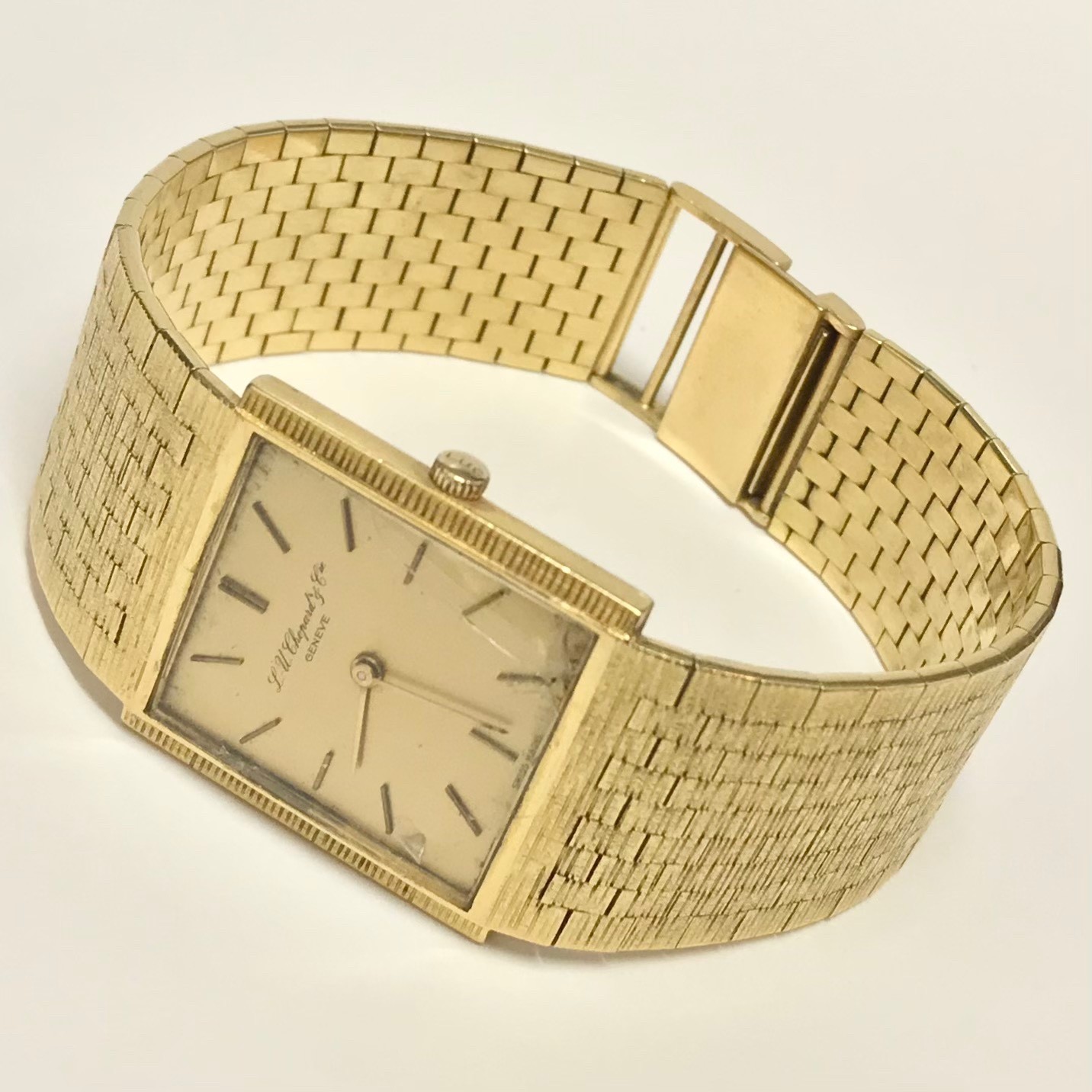 LU Chopard & Cie ref 2013 gold 750 18K mechanical men’s vintage watch