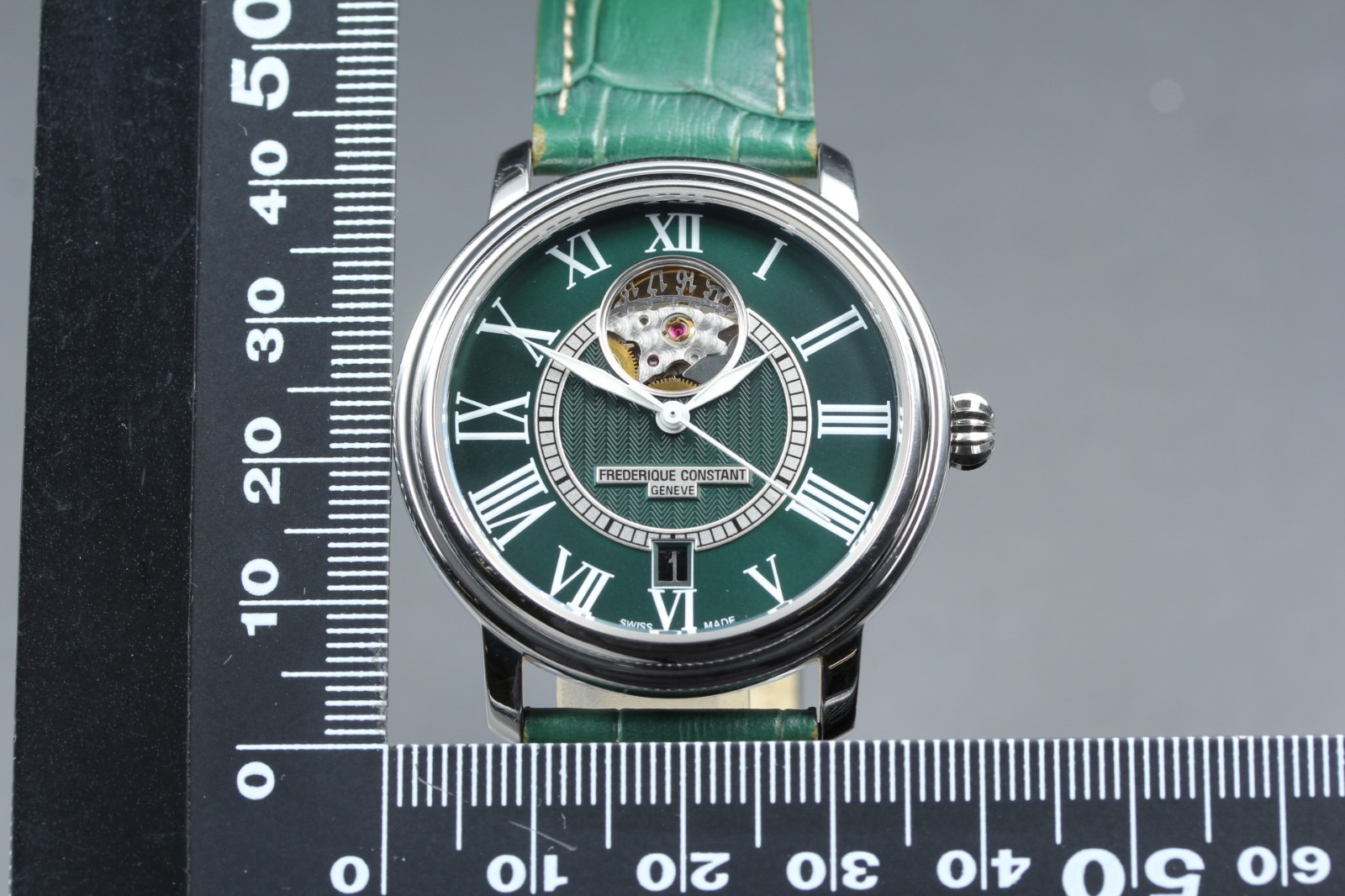 Frederique Constant FC-315DGS3P6 Limited Heart Beat Green Auto NEAR MINT w/ Box