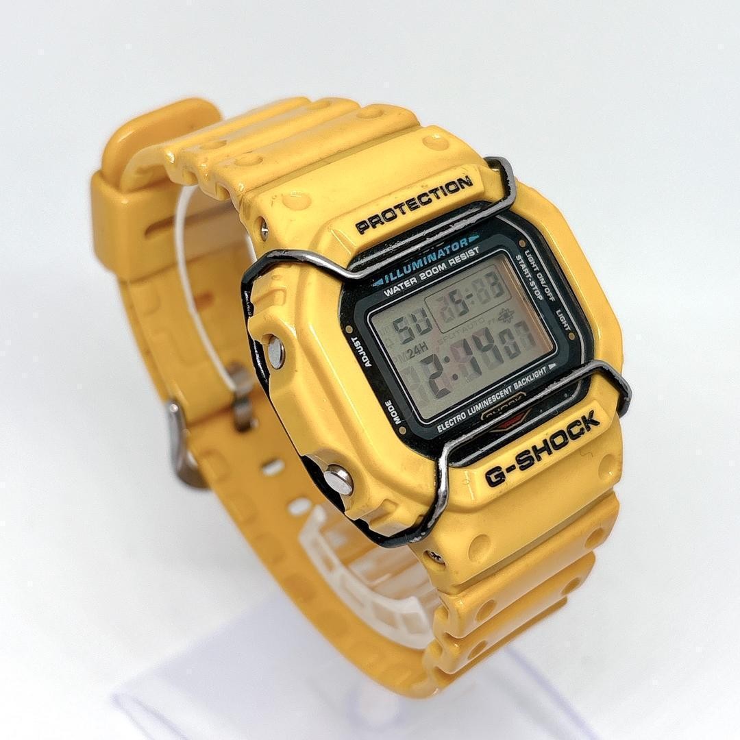 CASIO G-SHOCK DW-5600E Digital Watch Yellow From Japan