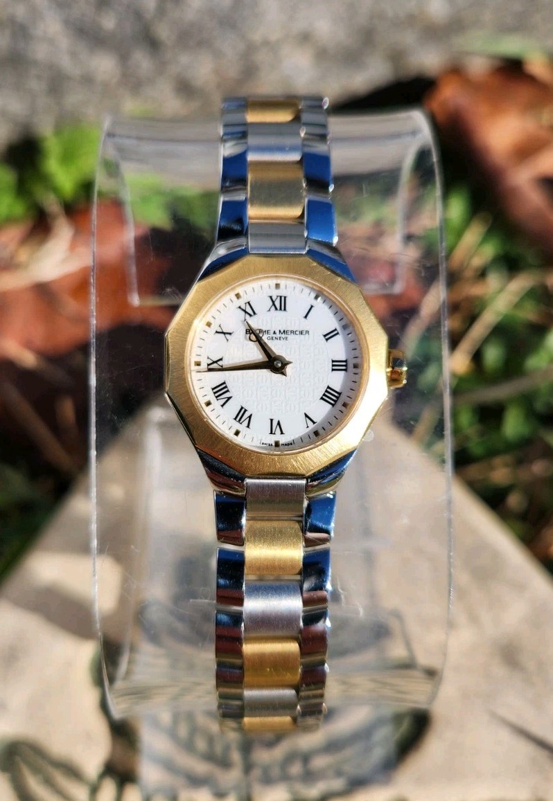 Baume & Mercier Mini Riviera 65507 Stainless / 18K Yellow Gold 22mm Ladies Watch