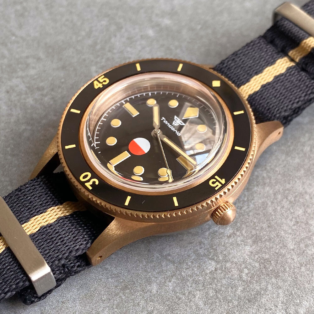 50-Fathoms 20ATM CUSN8 Solid Bronze Japan NH35 PT5000 Automatic Watch for Men