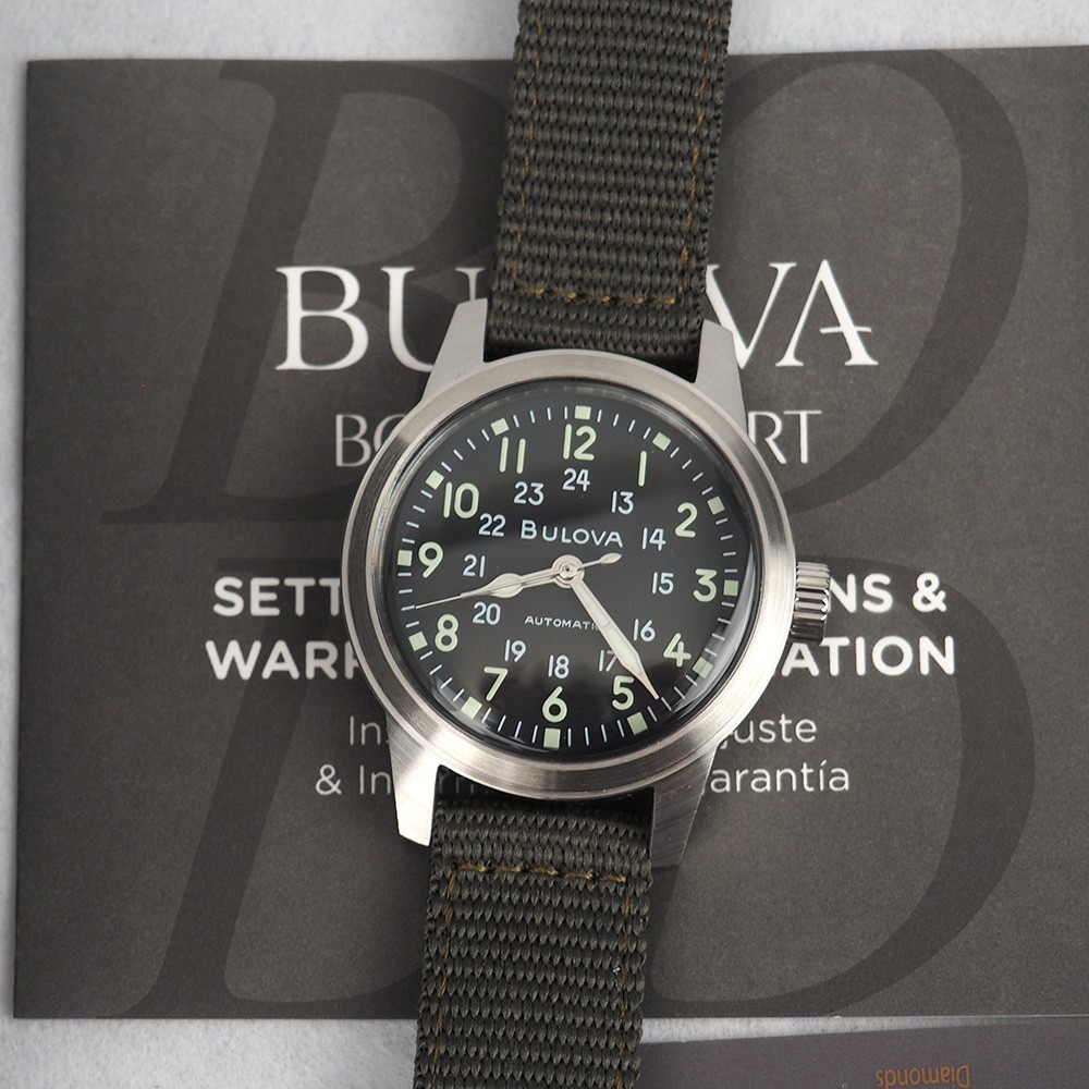Bulova Hack 96A259 VWI Special Edition Black Dial Automatic Men’s Watch