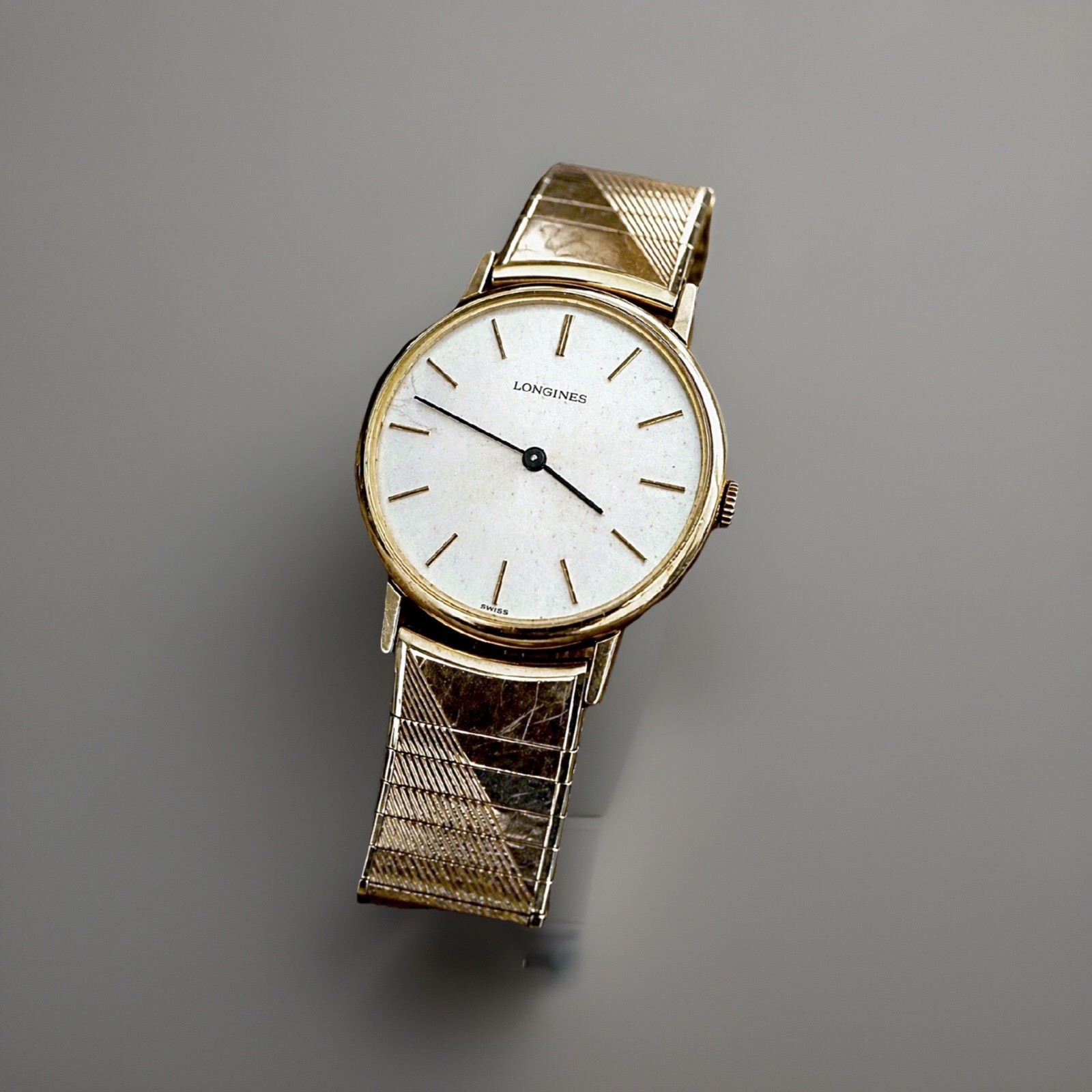 1970s Longines 17J Mechanical L847 Era Correct Bracelet – Smooth humming