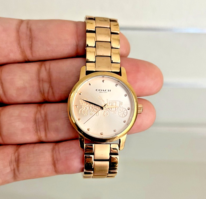 COACH Grand Classic Rose Gold Ladies Women’s Watch 14502977