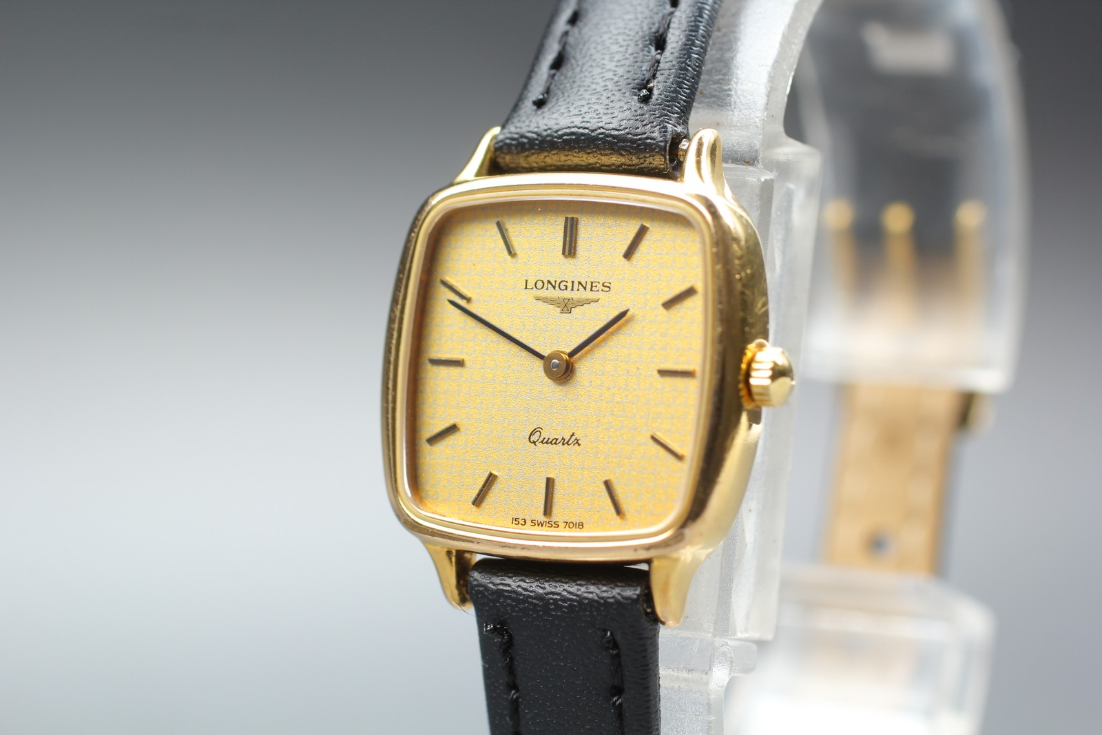 [Near MINT] Longines 153-7018 21mm Gold Dial Quartz Women’s Watch From JAPAN