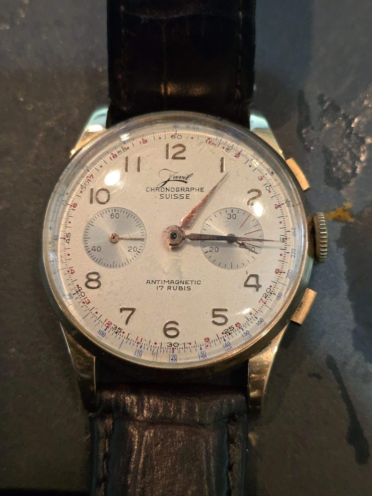 SOLID 18KT CHRONOGRAPHE SUSSIE