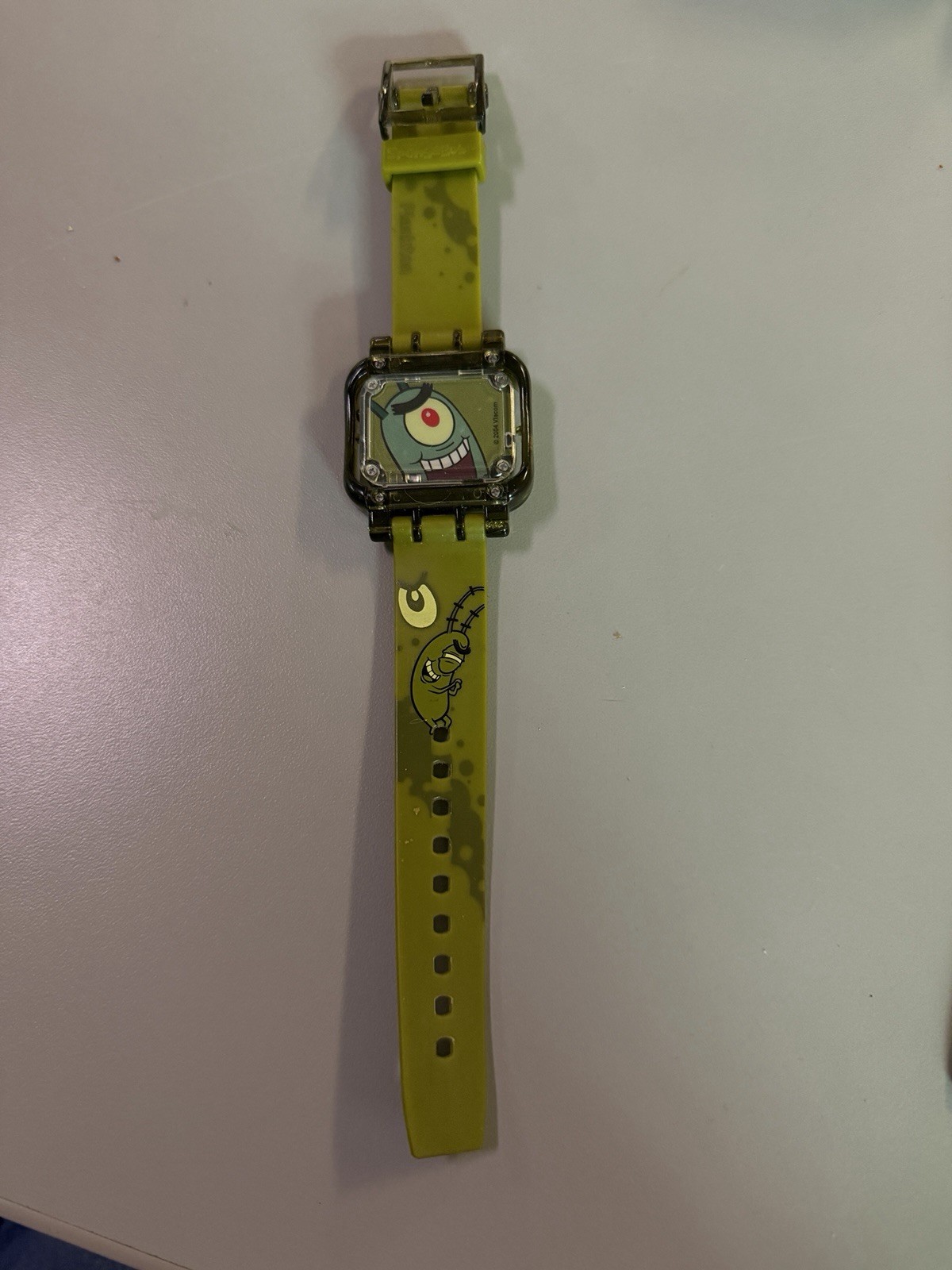 2005 Burger King SpongeBob Reversible Watches Squidward, Plankton, Patrick, & SB