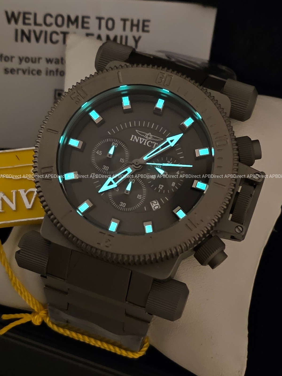 Invicta – Full TITANIUM – Case & Bracelet Coalition Forces – Chrono Mens watch