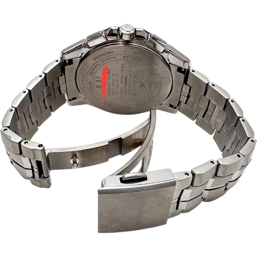 CASIO OCW-S6000-1AJF Men’s Titanium Solar Radio Watch Black/Silver