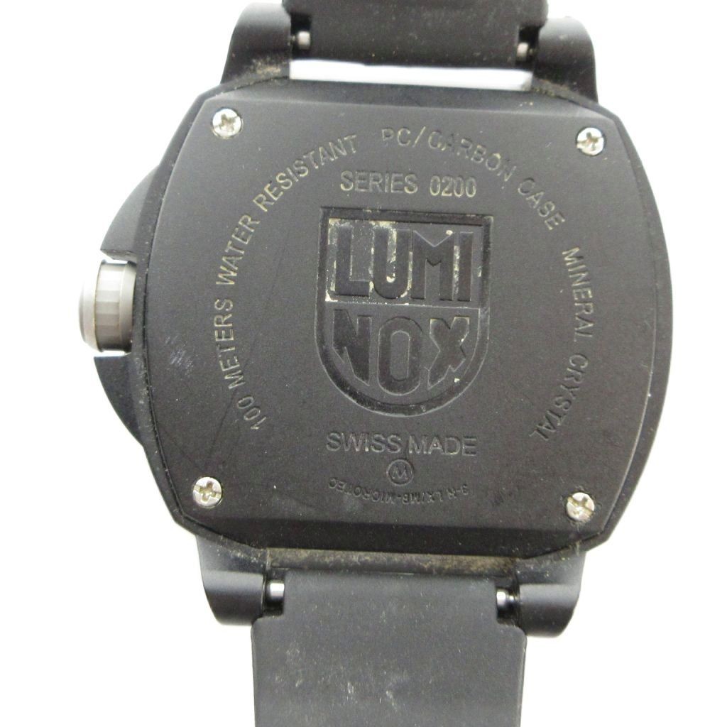LUMINOX Series SENTRY 0200 Watch Quartz with Calendar Carbon Black GY11 MQ