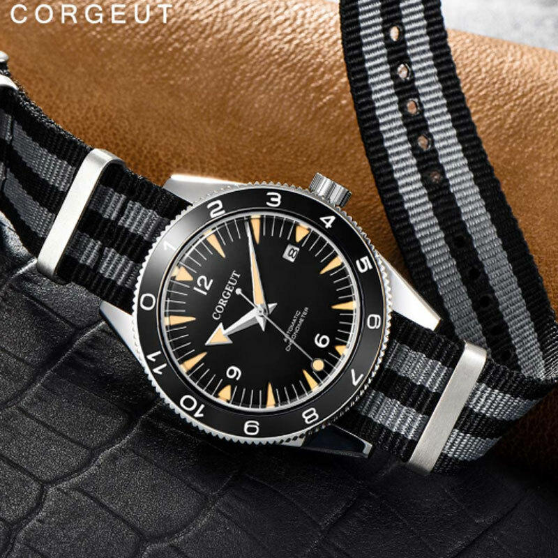 10ATM Corgeut Automatic Men’s Watch 41mm NH35 Miyota8215 Sapphire Glass Date