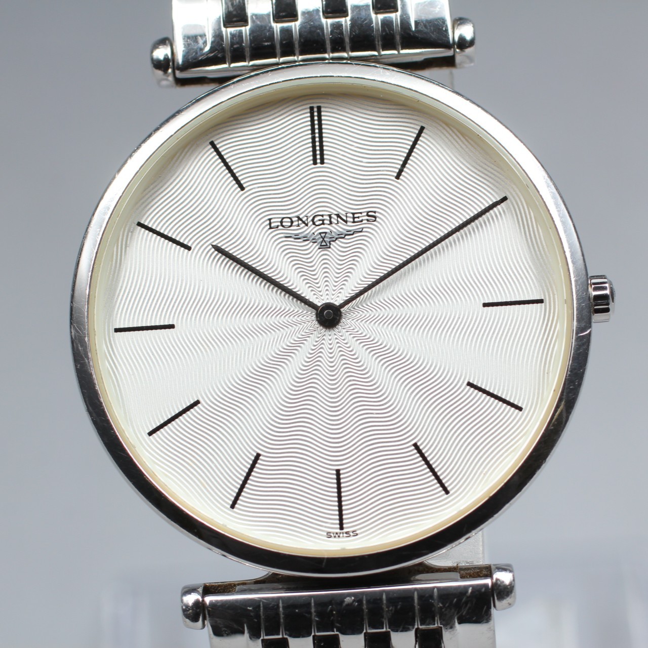 [Near Mint] Longines Grand Classic L4.709.4 Textured Dial Quartz Men Watch JAPAN