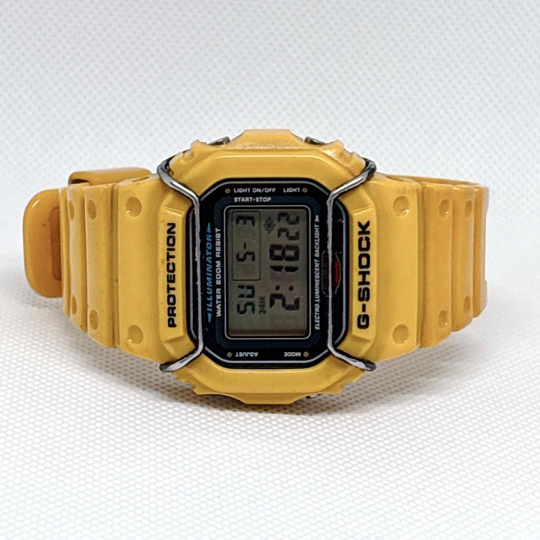 CASIO G-SHOCK DW-5600E Digital Watch Yellow From Japan
