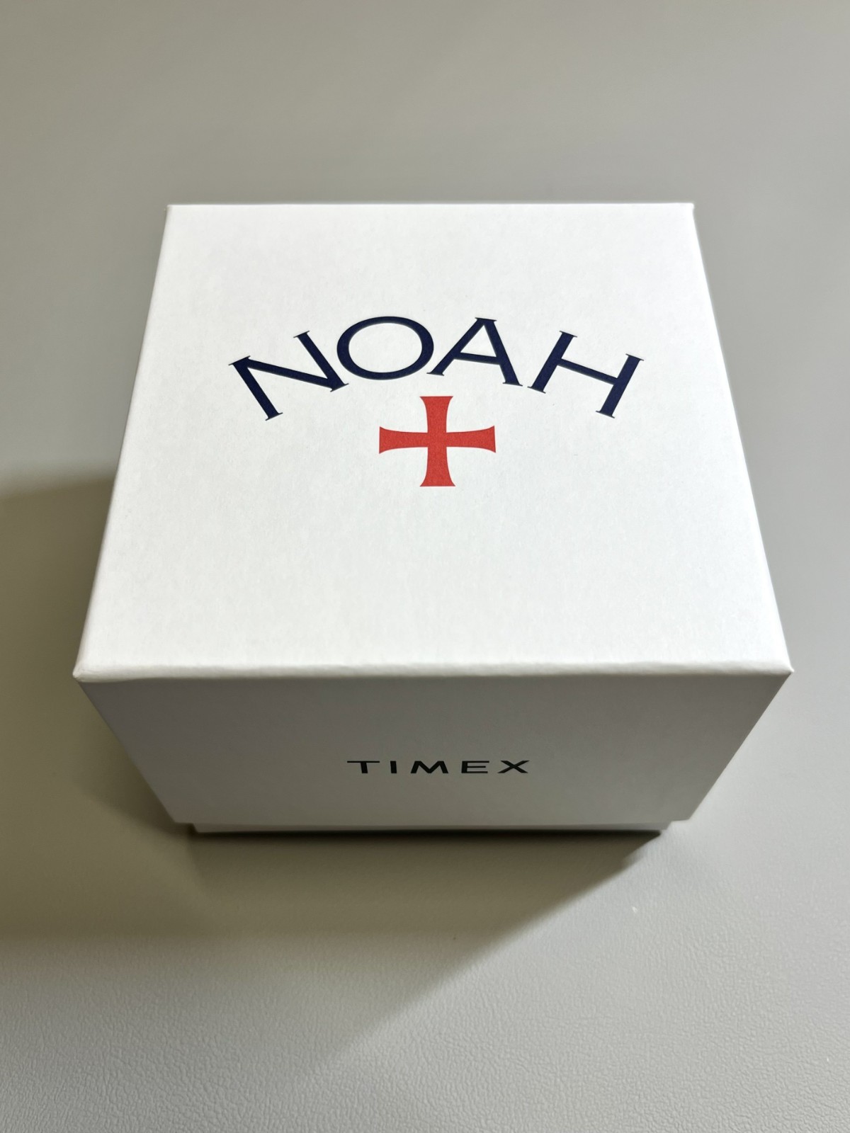 Noah x Timex Oval Moon Phase Watch Gold Case Black Leather Strap Limited Edition
