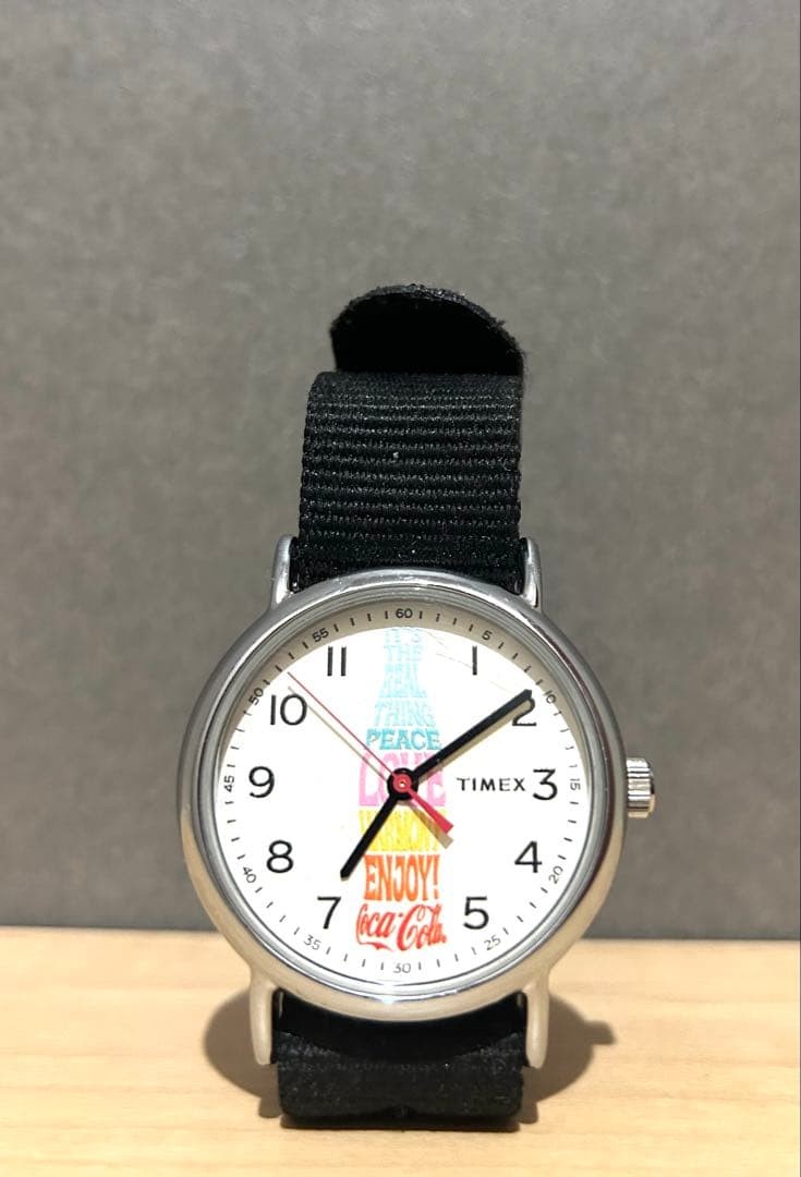 Timex Coca Cola 1971 Collaboration Quartz Watch Unisex Vintage Authentic