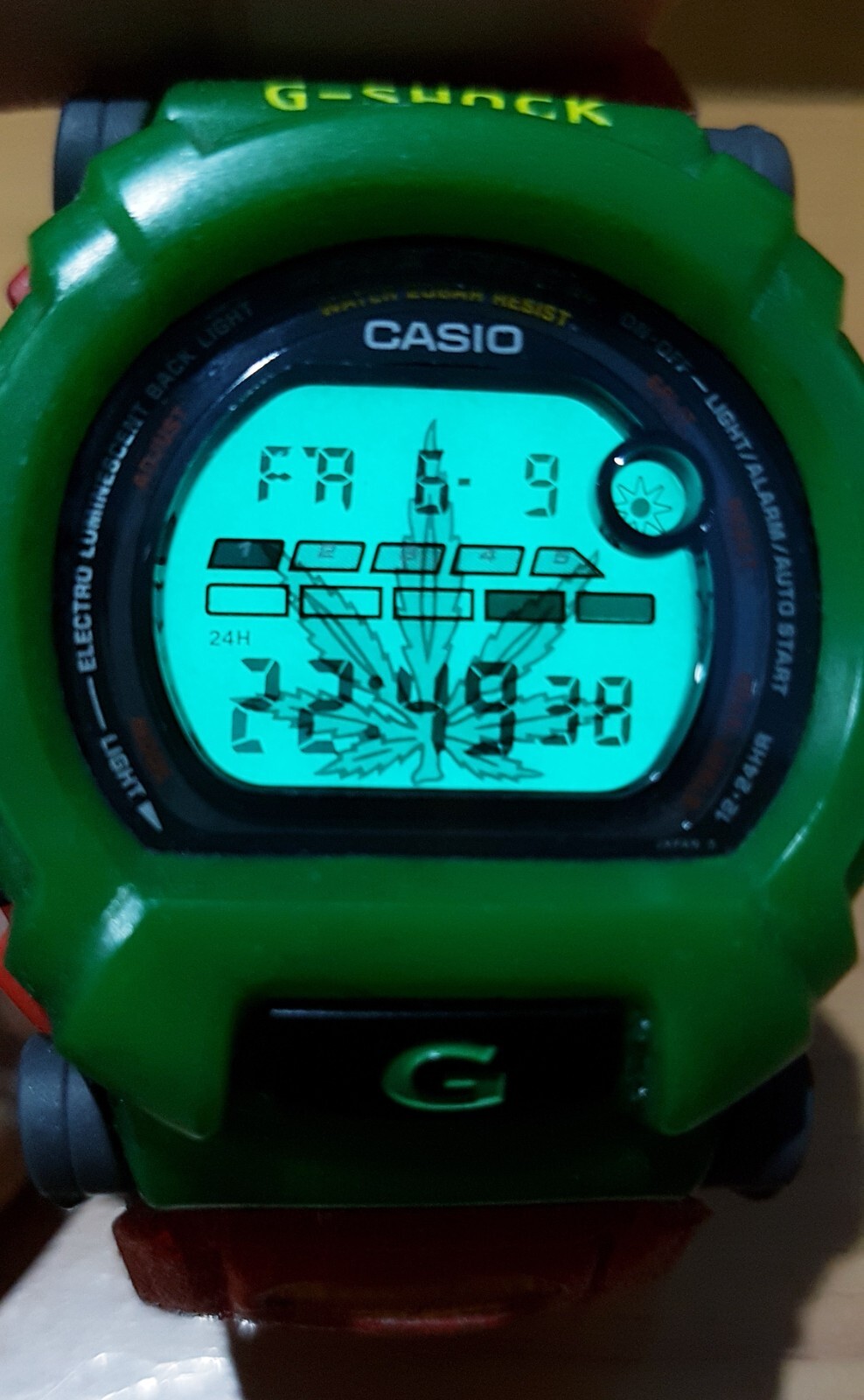 Vintage G-Shock DW-002BM Reggae Jamaica Rasta Bob-Marley Japan Limited