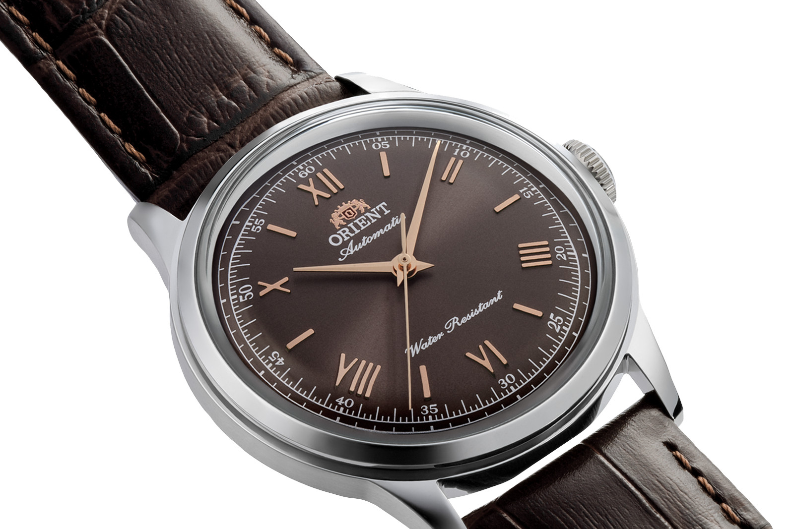 Orient Bambino No Date RA-BB0004Y30B RA-BB0004Y Brown Dial 38.4 mm