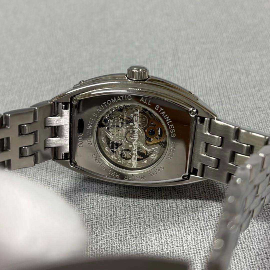 Rare Terminator Automatic Limited to 8000 Pieces Worldwide Tonneau Shape Transpa