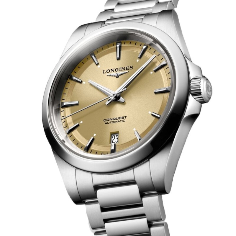 New Longines Conquest 2024 38MM Champagne Dial SS Men’s Watch L3.720.4.62.6