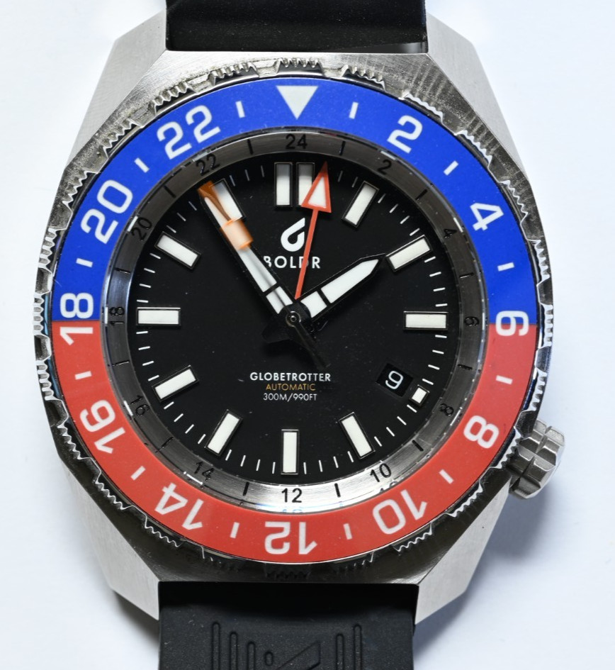 Boldr Globetrotter GMT Pepsi ETA 2893-2 44mm With Box and Papers