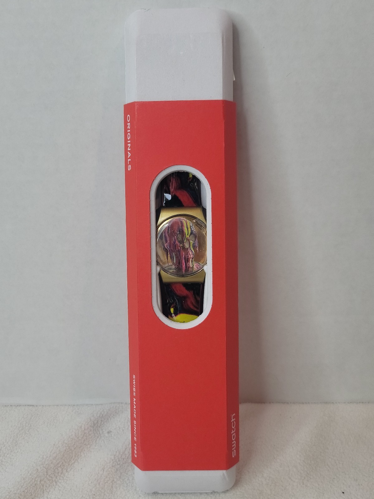 Swatch Originals, WE’REALLGONNADIE (FORRON), Swiss Made, Multicolor 42mm SUOZ115