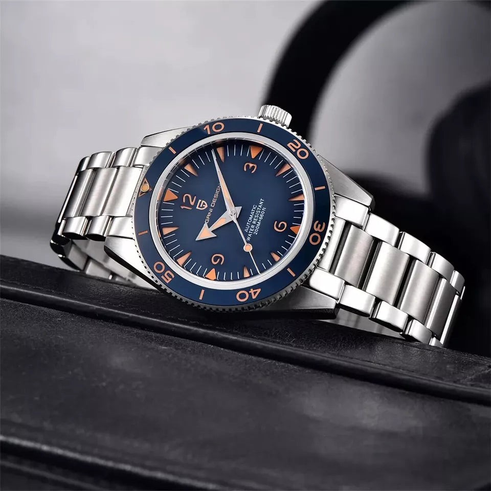 Pagani Design PD-YS005 Blue Diver Stainless Steel Automatic Men’s Watch