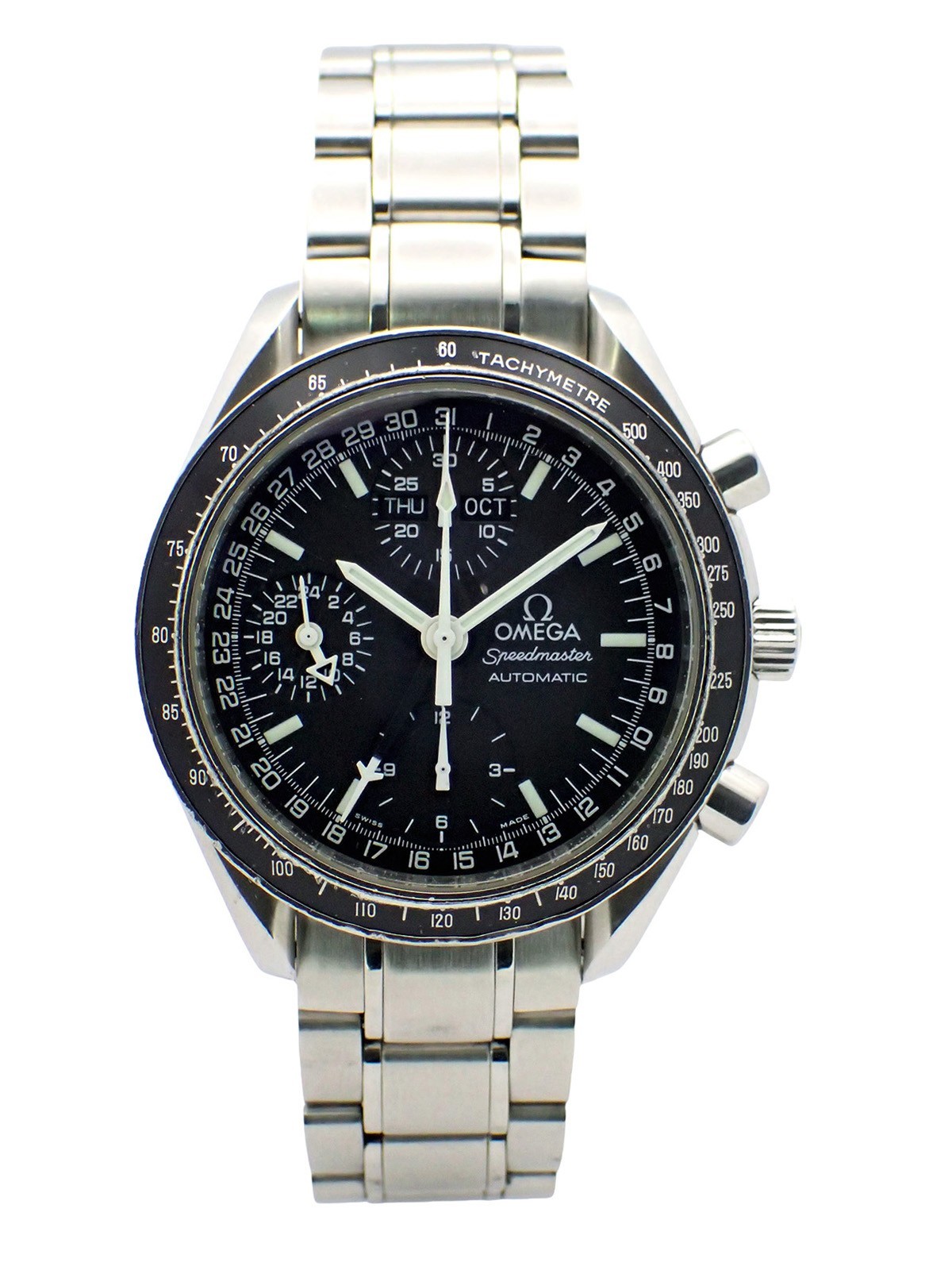 OMEGA Speedmaster Automatic Triple Calendar Watch Mark40 Cosmos 3520.50 w/Box