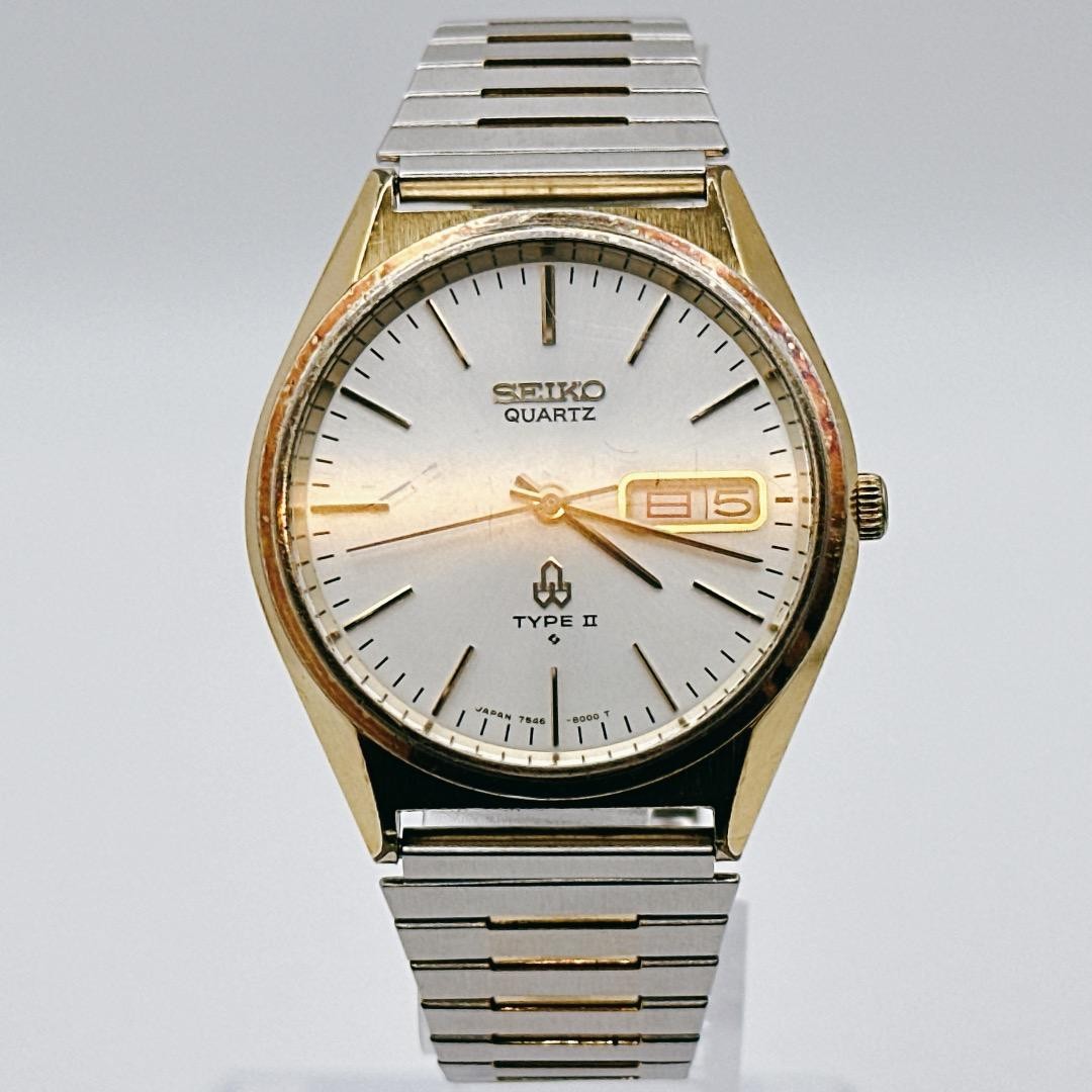 Seiko 7546-8000 Day-Date Mens Watch